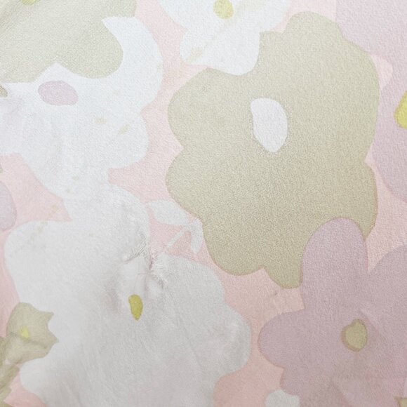 Vintage 60s 70s Custom Made Maxi Dress Gown Floral Print Pleated Romantic Boho - Picture 11 of 15